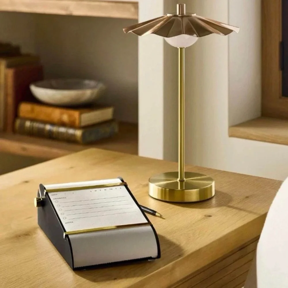 Hearth & Hand with Magnolia Metal Paper Note Roll Dispenser – Black & Brass NWT
